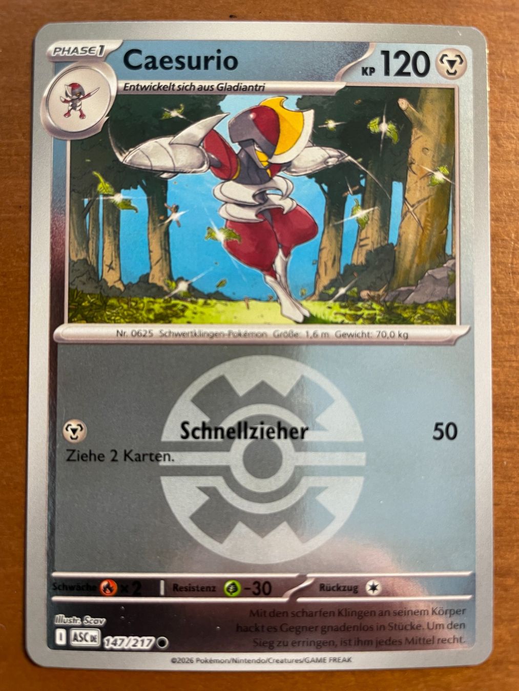 Pokémon Carte collezionabili: Pokemon Caesurio Reverse (Versand gratis) – Nuovo (secondo la descrizione) da Chur venduto da Angerson