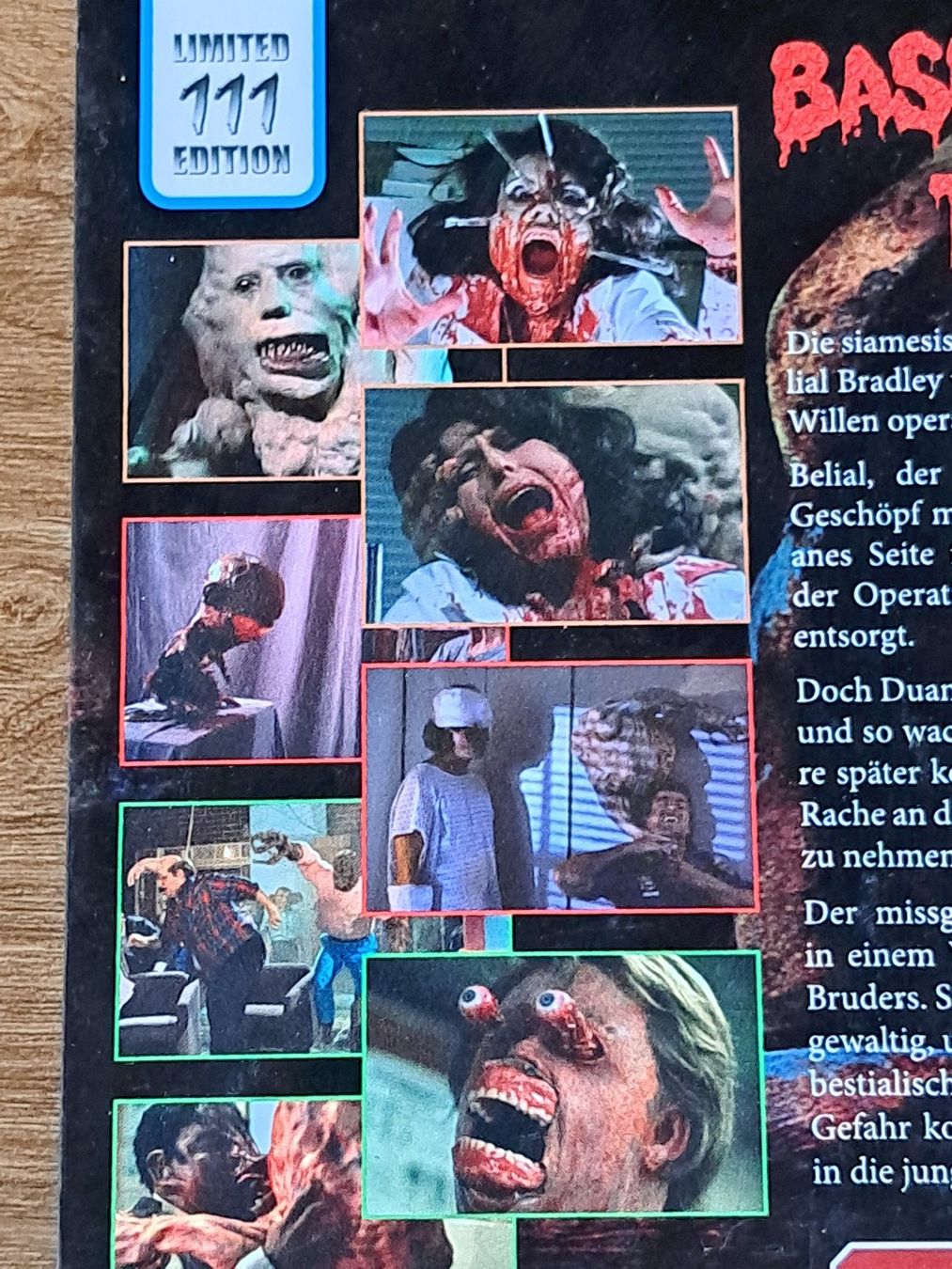 Tutti i DVDs: DVD BASKET CASE TRILOGY Grosse Hartbox mit 3 Filmen – Usato da Unterseen venduto da Kanica 3