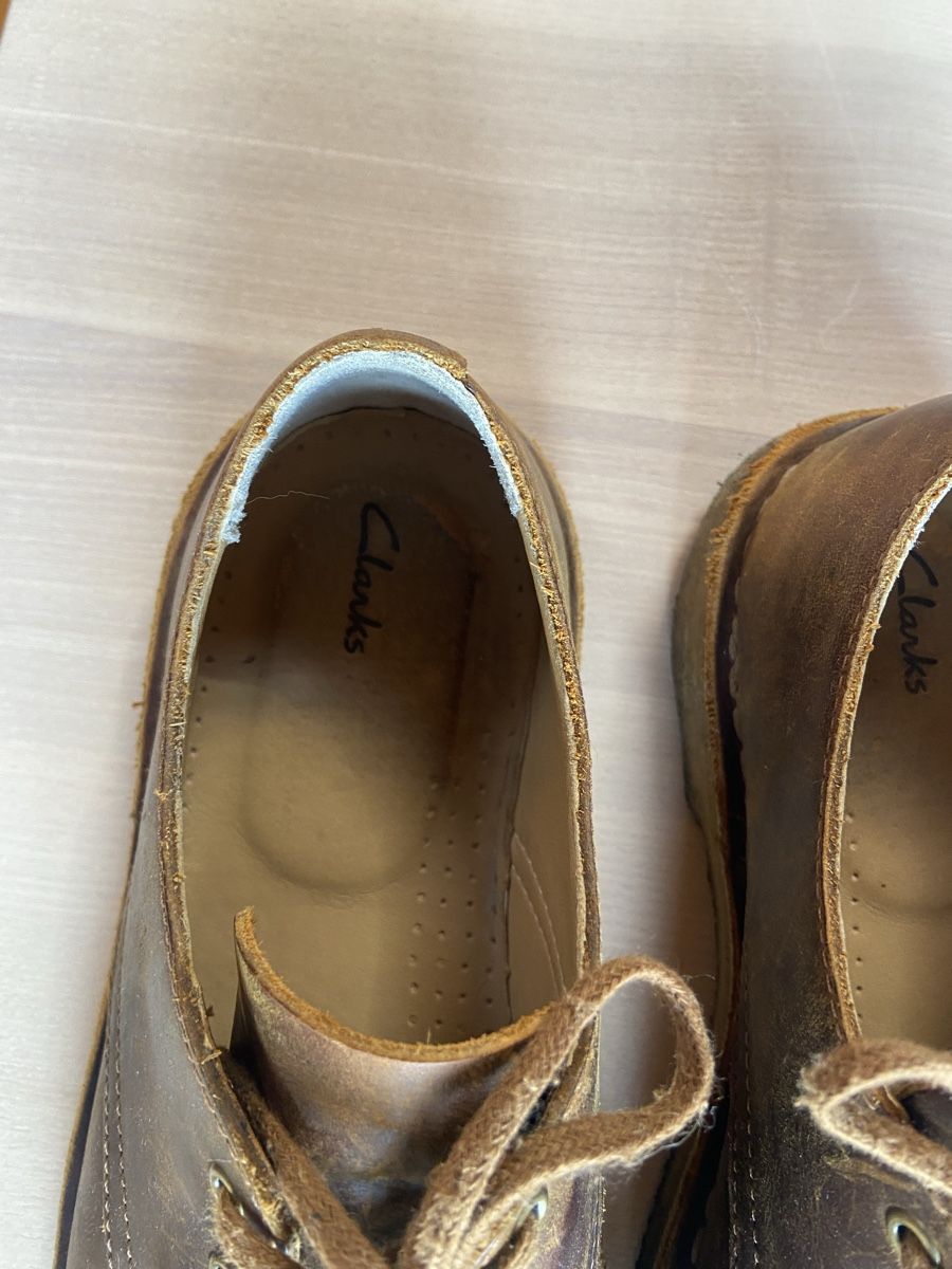 Clarks Scarpe da uomo: Clarks Herrenschuhe, Leder Braun, Grösse 42 – Usato da Saanen venduto da flodiemango 2