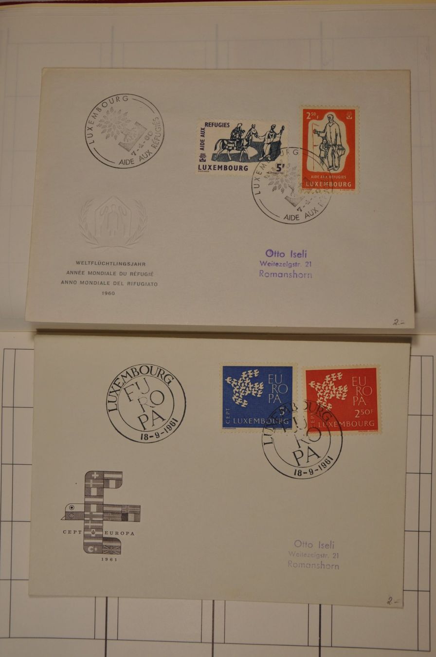 Alle Briefmarken: Luxemburg Rundsendeheft schöne Werte – Gebraucht aus Wolfhalden von Zinauktion 4