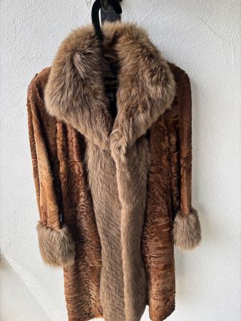 Manteau fourrure Astrakan pour femme