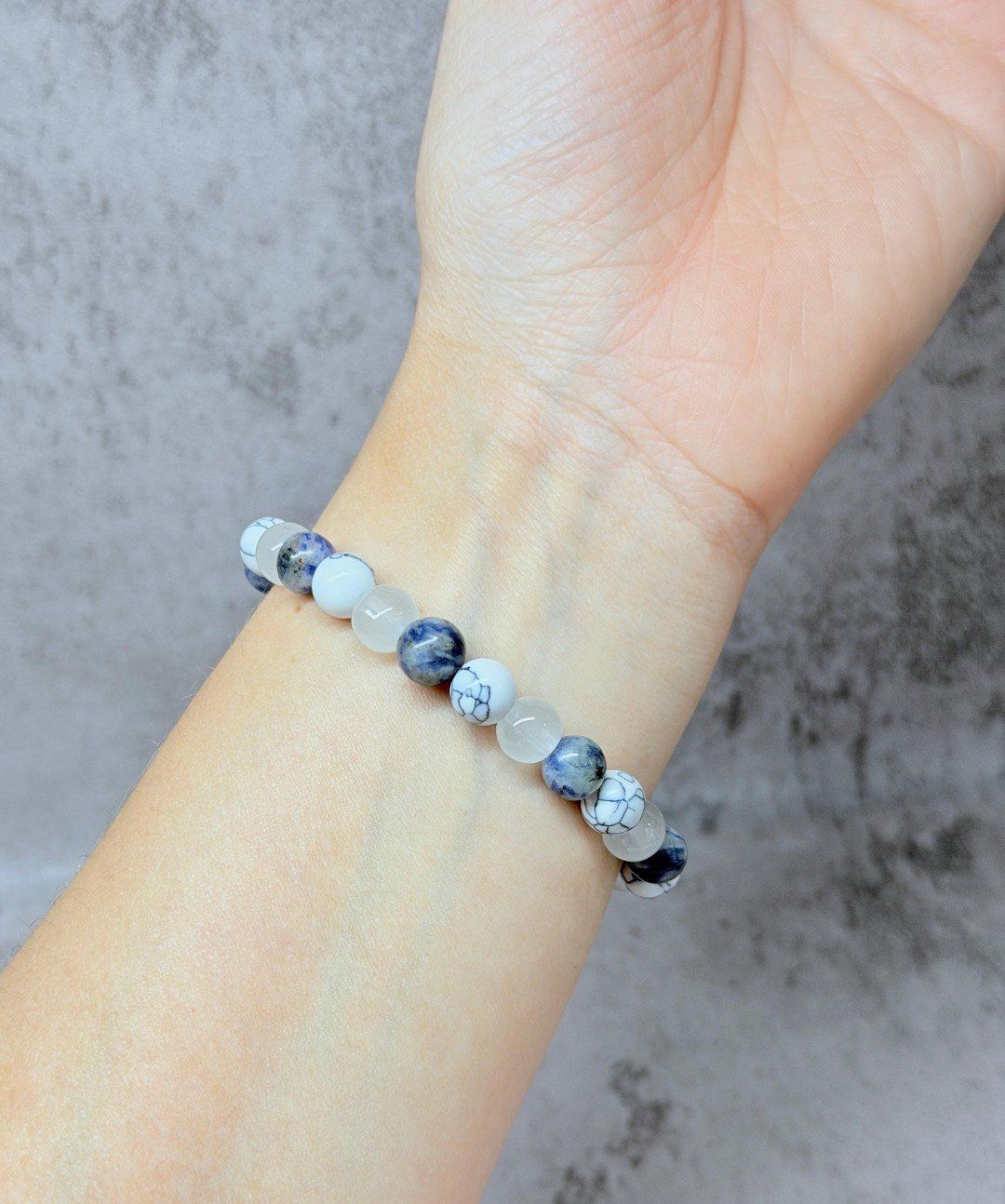 Bracciali & Braccialetti: Bracciale in Lapislazzuli e turchesi bianchi – Nuovo e nell'imballaggio originale da Claro venduto da Dona1785 3