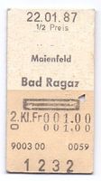 Billette Maienfeld - Bad Ragaz