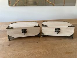 Holzschatullen / Holzkästchen Set 2 Stück NEU!!!