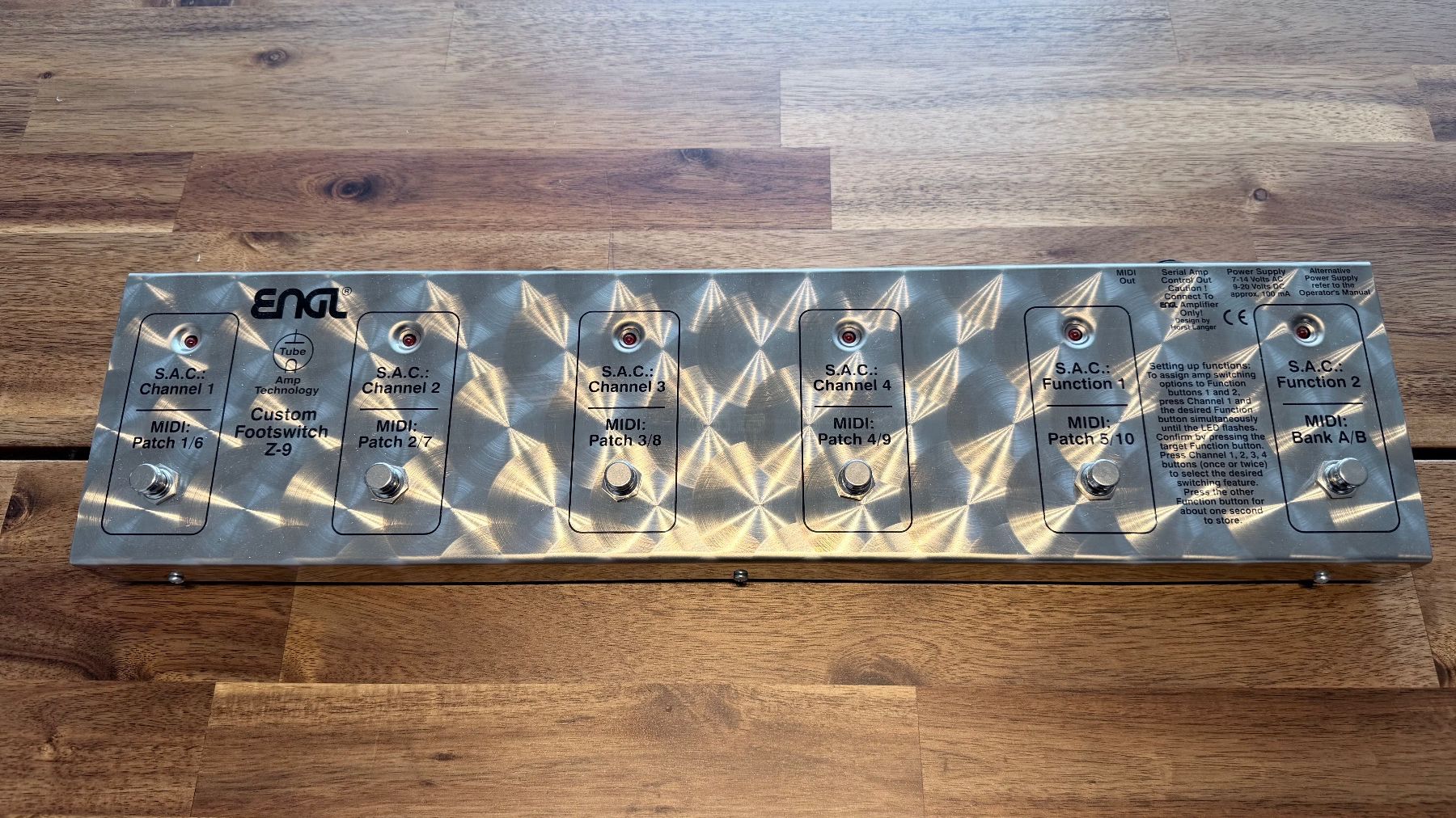 Strumenti musicali: Engl Z9 MIDI Footswitch – Usato da Davos Platz venduto da MARIO.W