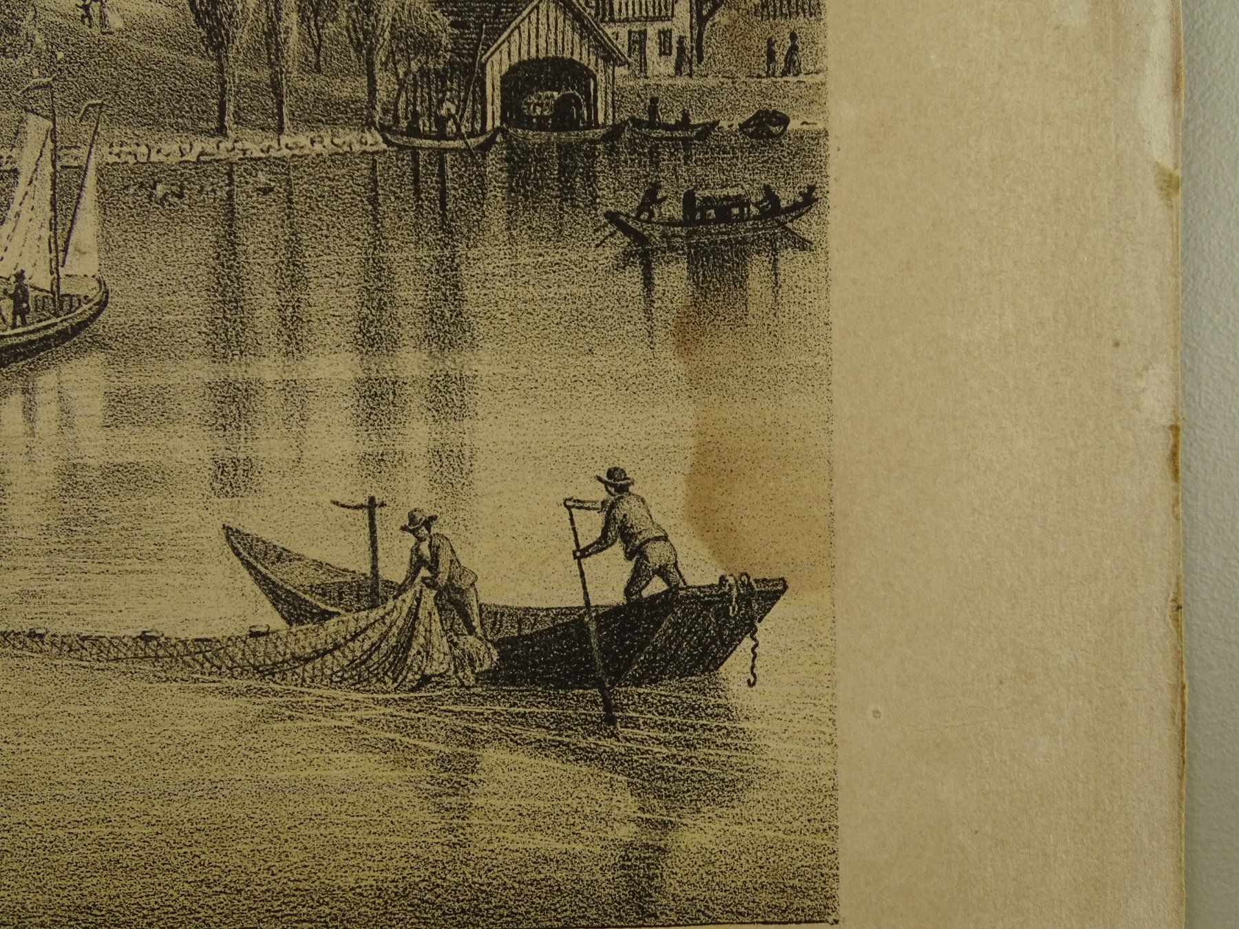 Incisioni: ZÜRICH, REGENSDORF, KATZENSEE, LITHOGRAPHIE VON E. LABHARDT – Usato da Grüningen venduto da Kartensammler 7
