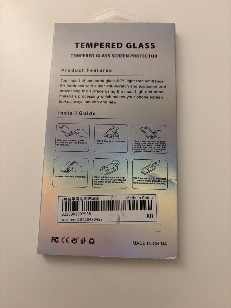 Panzerglass Covers & Schutzfolien: IPhone XR Panzerglass – Gebraucht aus Zürich von jan_gf9s 1