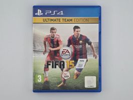 PS4 FIFA 15 Ultimate Team Edition PS4 Spiel mit Hülle - Top!