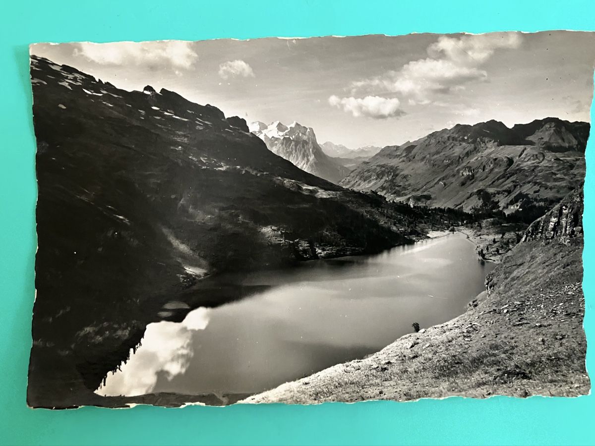 Cartoline postali: Ansichtskarte Engstlensee Jochpass gelaufen Feldpost – Usato da Bauma venduto da Baumer71