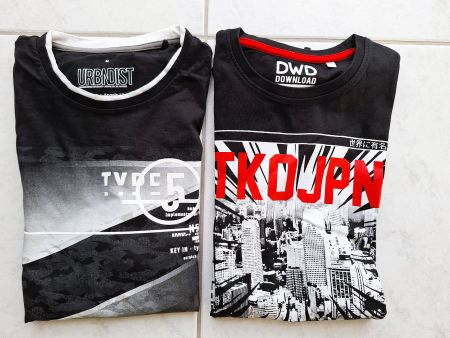2 coole Langarm-Shirts für Jungs Gr. M