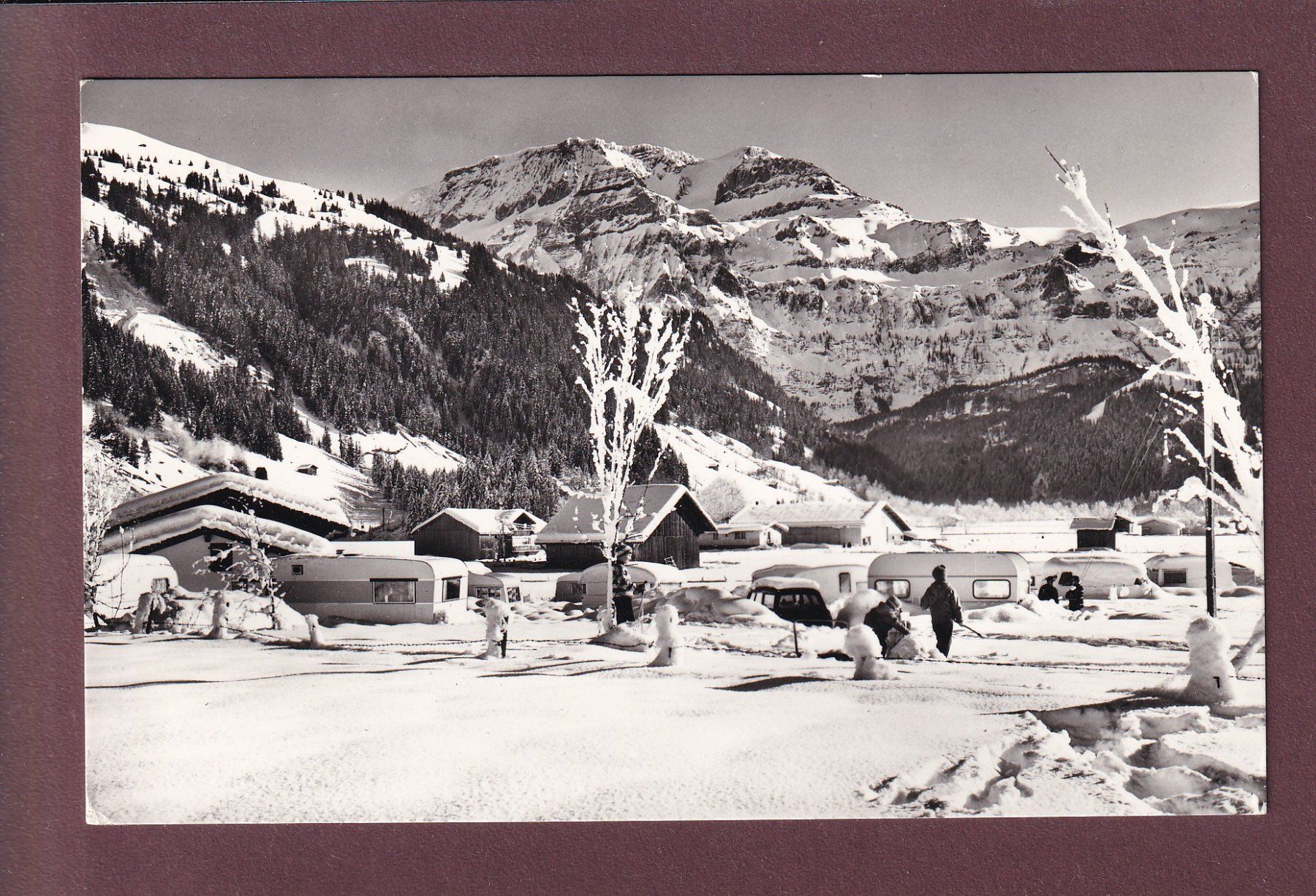 Cartoline postali: LENK - Camping Seegarten - 1973 – Usato da Pully venduto da nicecards