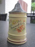 Alter kleiner Bierkrug/Souvenirkrug "Gruss aus St. Gallen"