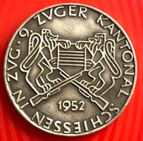 Médaille tir cantonal Zug 1952