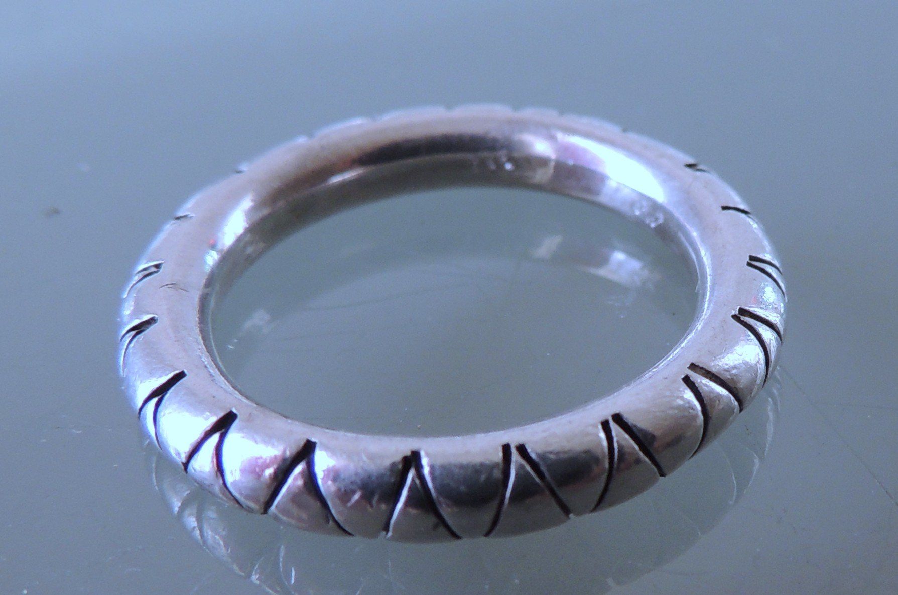 Anelli: Silber 800 Fingerring Gr. 53 – Usato da Waldenburg venduto da schaller707 1