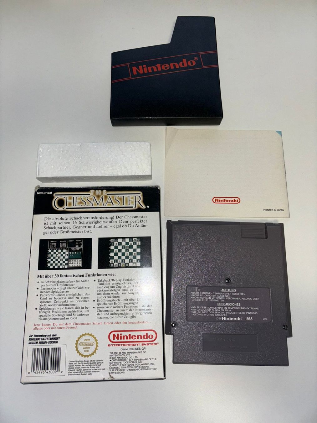 Nintendo Spiele: The Chessmaster in OVP (Nintendo Nes) – Gebraucht aus Herisau von Seyashop1 1