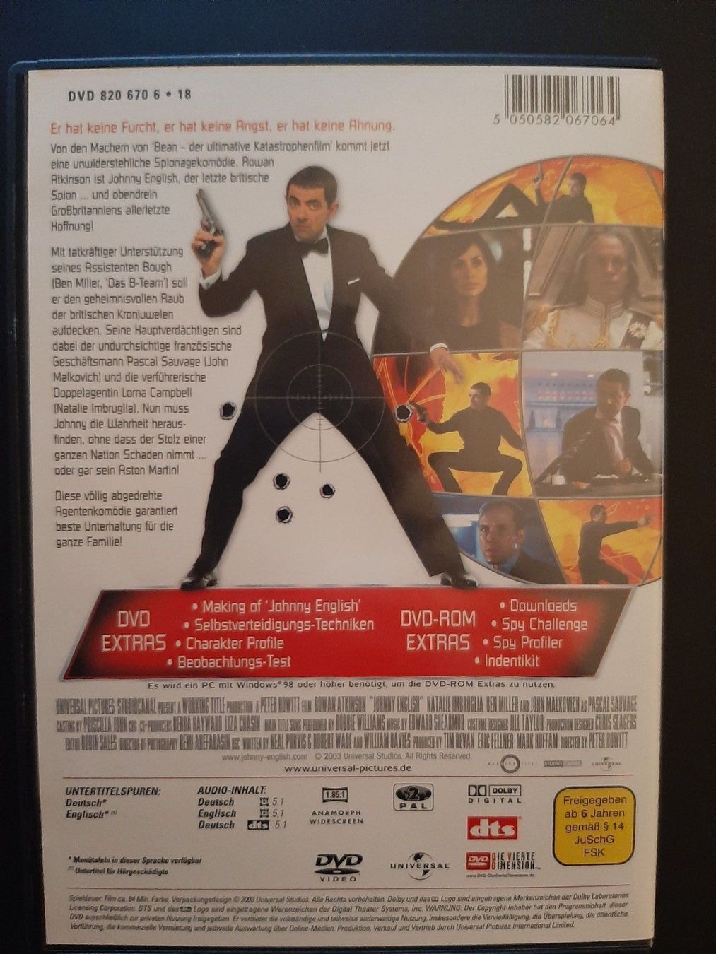 Alle DVDs: DVD "Johnny English" mit Rowan Atkinson "Mr. Bean" – Gebraucht aus Basel von DavidAusBasel 1