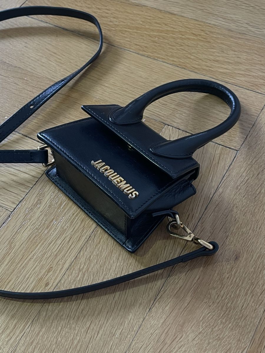 Jacquemus Borse: Jacquemus Le Chiquito Handtasche Schwarz Leder – Nuovo (secondo la descrizione) da Zürich venduto da geraldinebiene