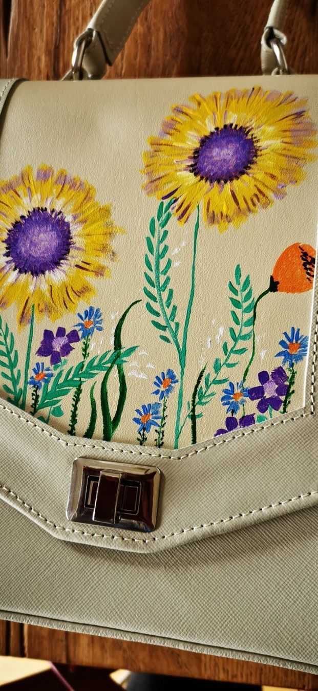 Borse da donna: Tasche Unikat mit Malerei – Usato da Bern venduto da lore_frand 2