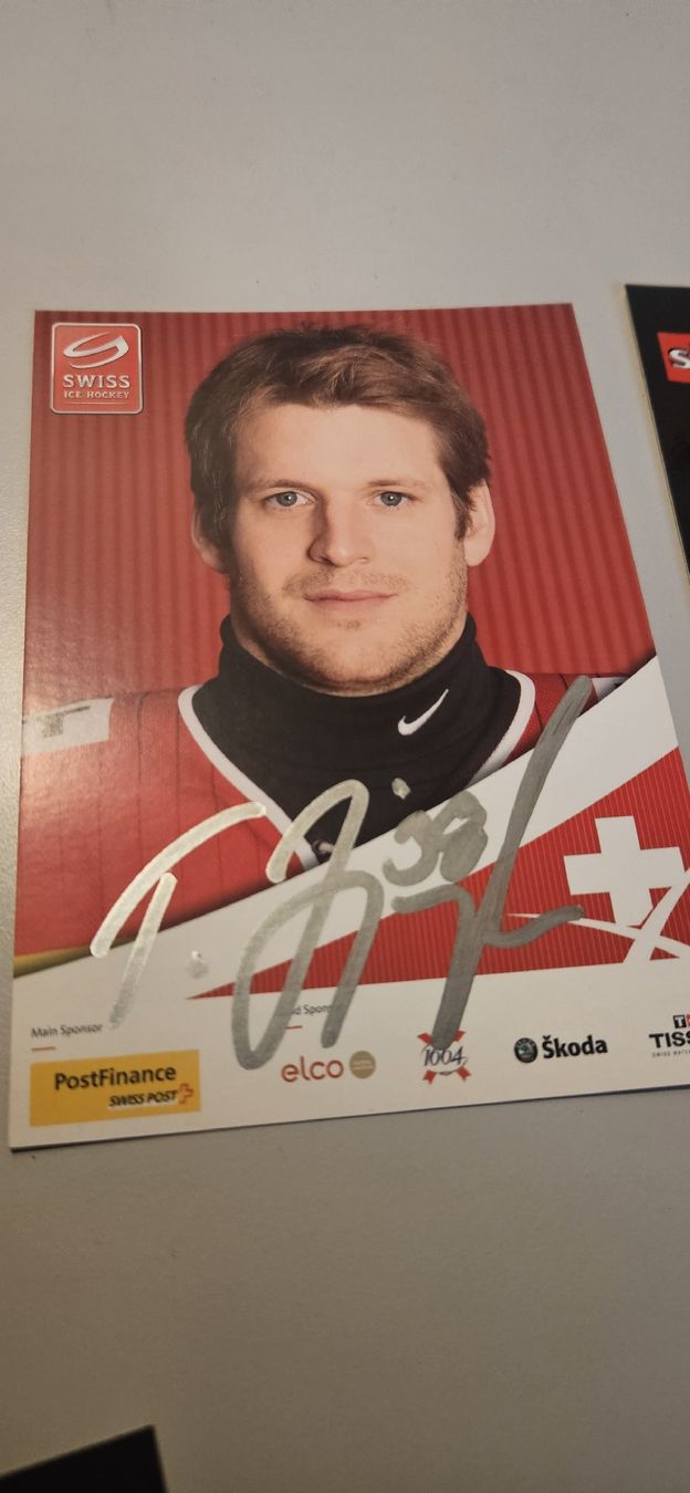 Autografi: Thomas Ziegler SC Bern Autogrammkarten x3 – Usato da Belp venduto da Ginus85 2