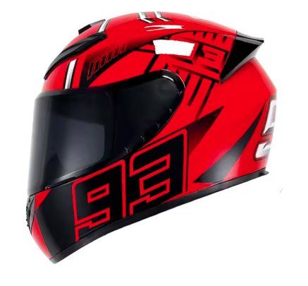 Caschi & visiere: Motorradhelm 93 Design rot schwarz – Nuovo e nell'imballaggio originale da Hohentannen venduto da TeamMagma