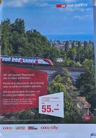 3STK. SBB TAGESKARTEN, GÜLTIG BIS UND MIT 28 OKTOBER