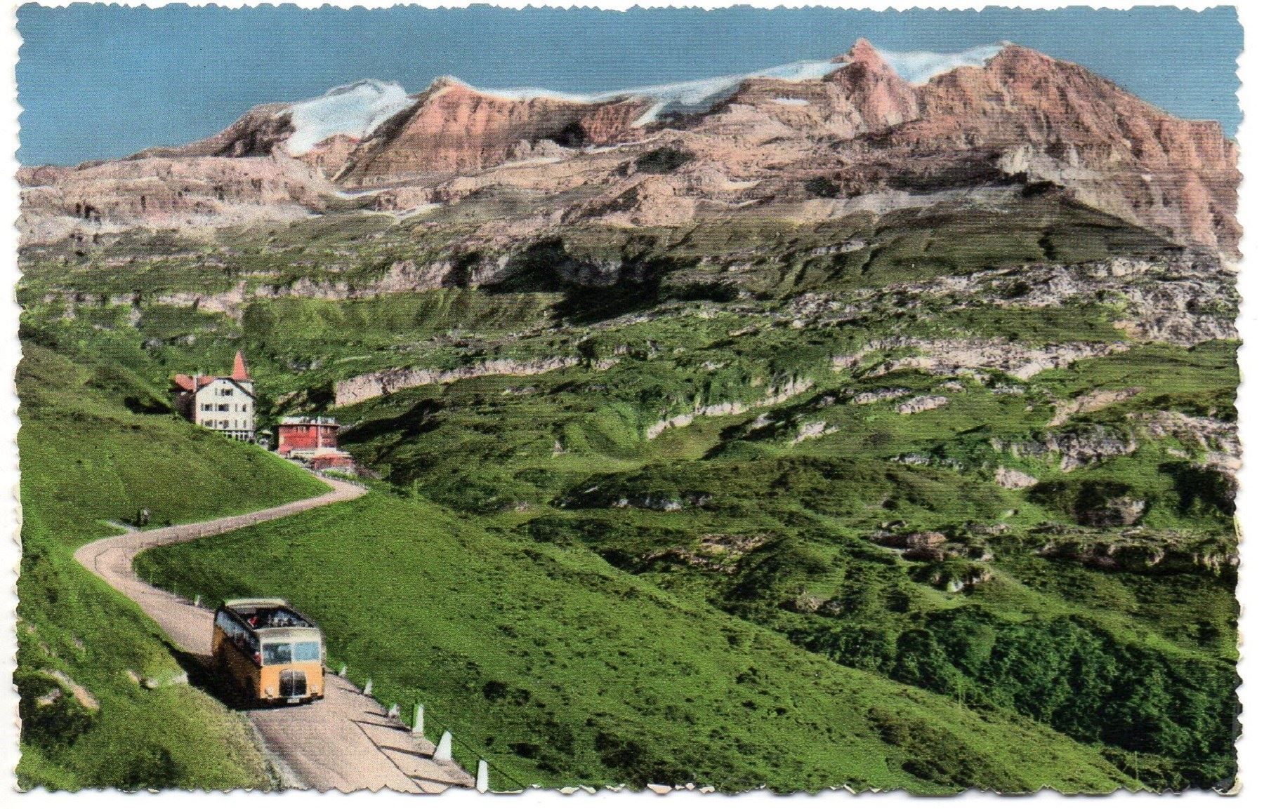 Ansichtskarten: KLAUSEN Hotel und Postauto – Neu (gemäss Beschreibung) aus Jona von philajona