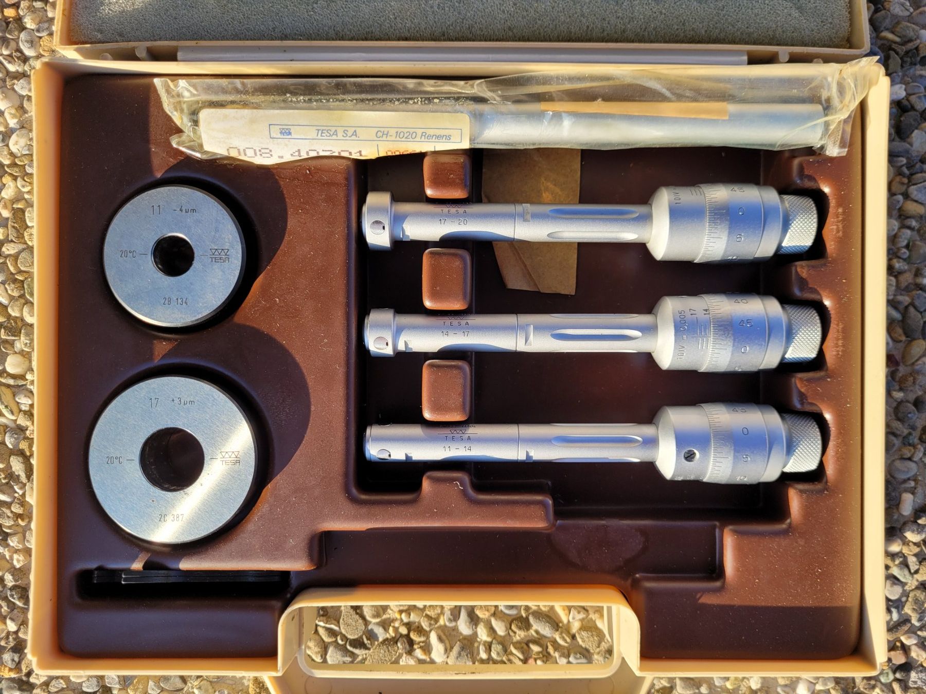 Tesa Misurare: Tesa Innenmikrometer Set 11-20 mm super Zustand – Usato da St. Silvester venduto da dan_c8f9 5