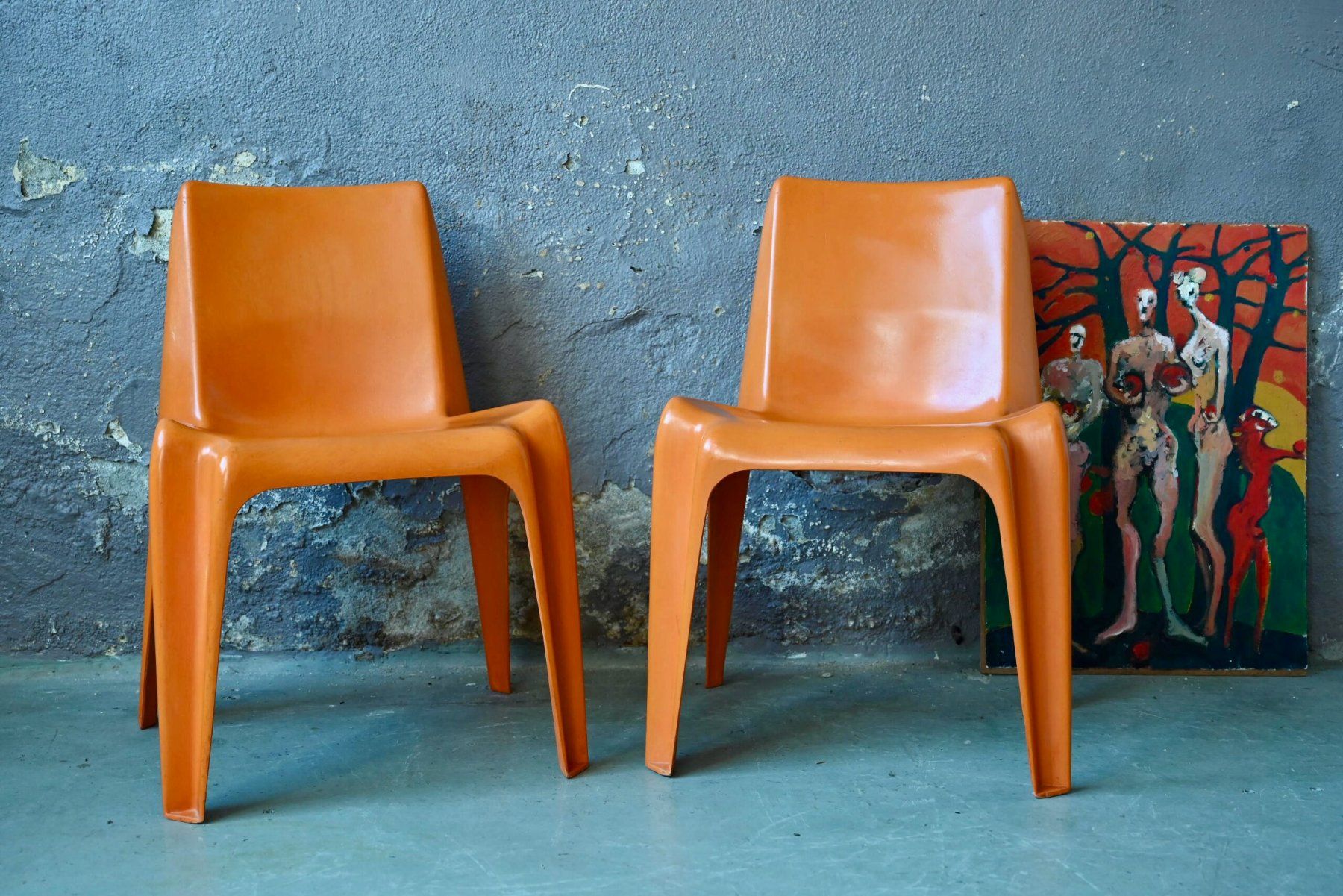 Sedie: Paire de Chaises Bofinger BA1171  Helmut Bätzner space age – Usato da COLMAR venduto da Sophiebellelurette