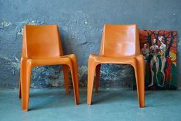 Paire de Chaises Bofinger BA1171  Helmut Bätzner space age