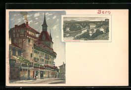 Litho Bern, Kirchenfeldbrücke, Gebäude