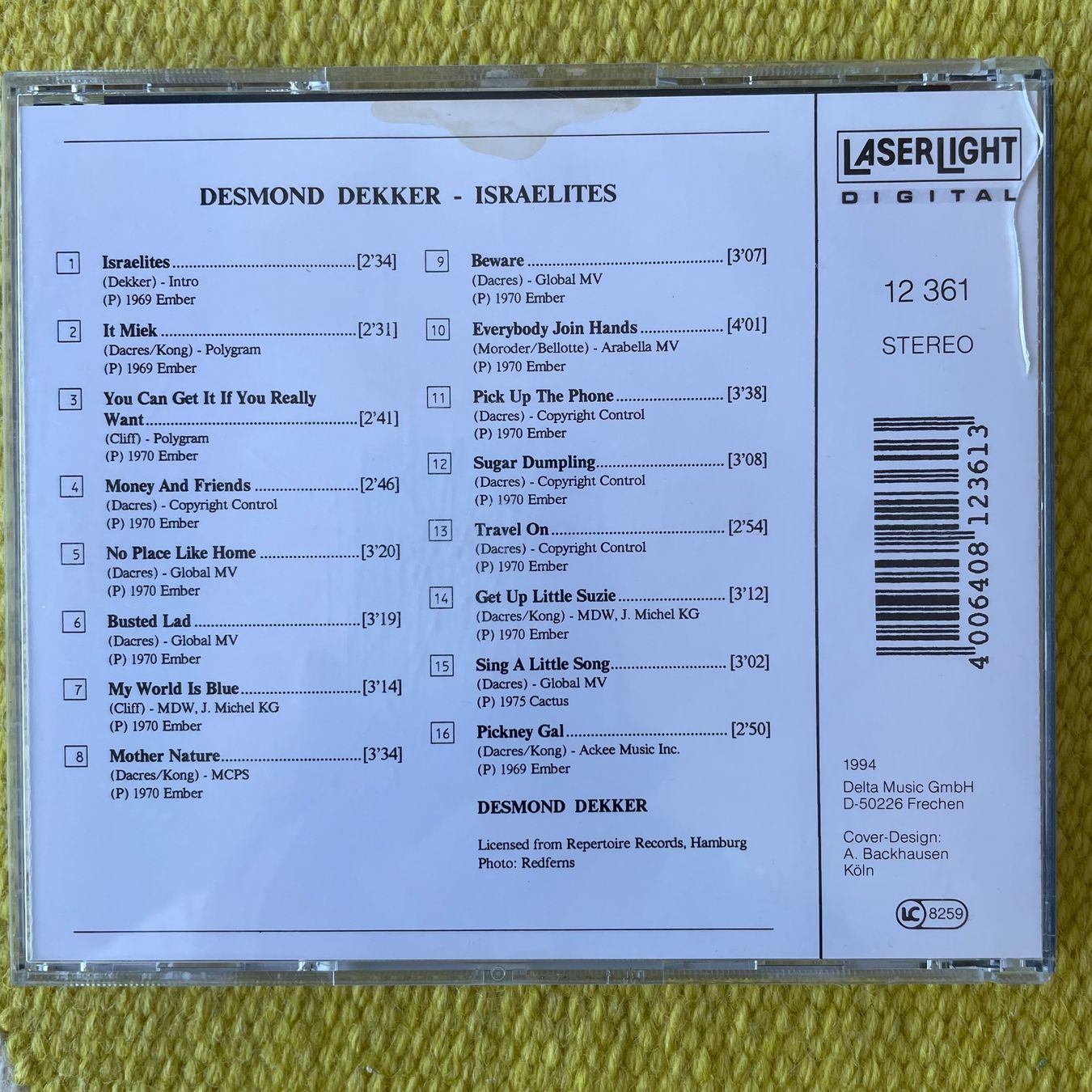 CD: DESMOND DEKKER-ISRAELITIS – Usato da Rorschacherberg venduto da CD-Roli 1