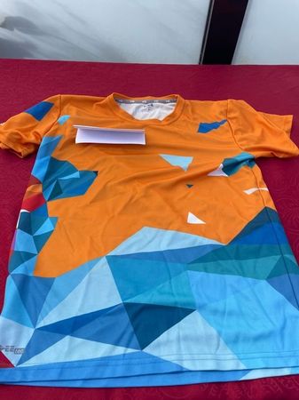 Herren T-Shirt bunt S (mit Firma Logo) NEU