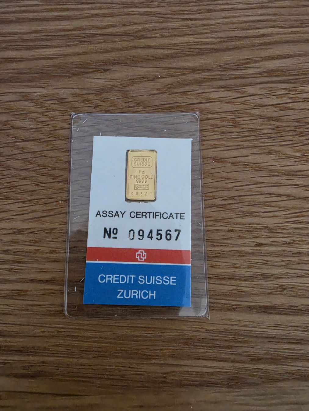Metalli preziosi: 1g Goldbarren – Usato da Sursee venduto da YellowBlack