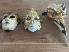 3 Venezianische Masken, Karneval