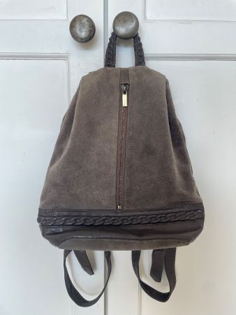 Sac à dos Topshop Real Leather en daim