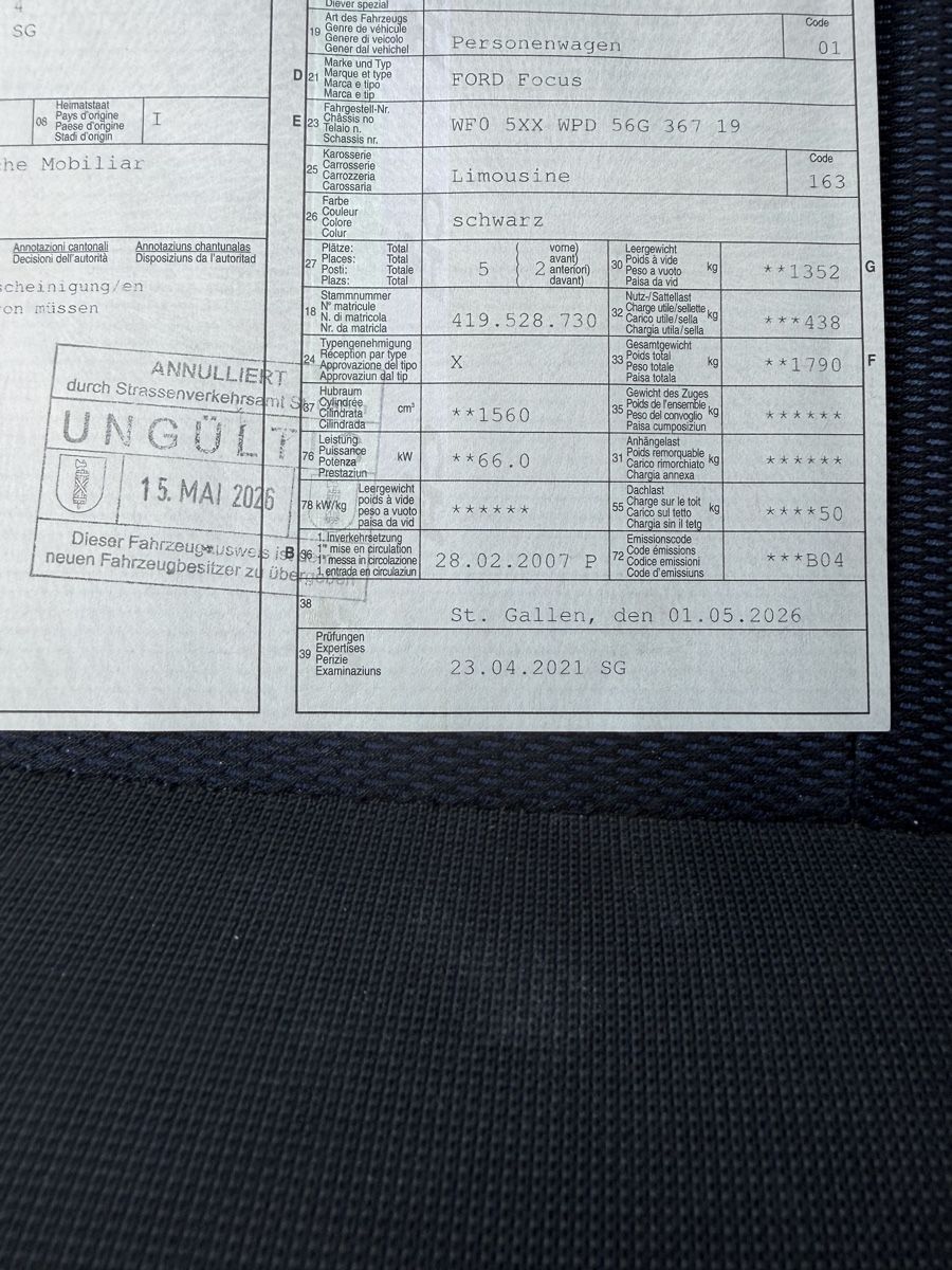 Ford Automobili: Ford Focus 1.6 Diesel B04 – Usato da Mollis venduto da BSL10 4