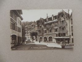 Carte Saint Cergue VD les Hotel ca. 1920