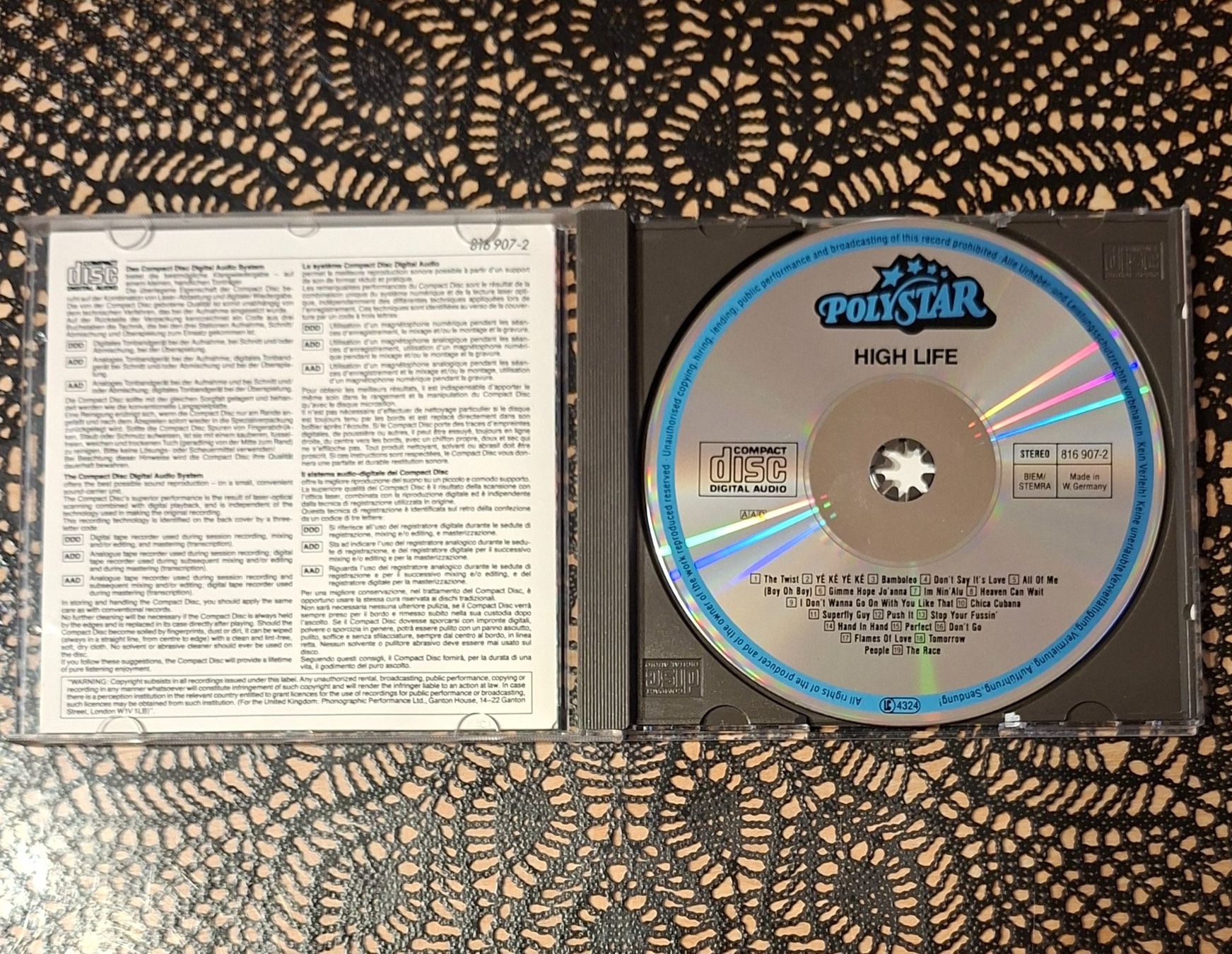CD: High Life - Himmlische Tophits, DE Hit Compilation CD 1986 – Usato da Schönenberg TG venduto da Gregolino76 2