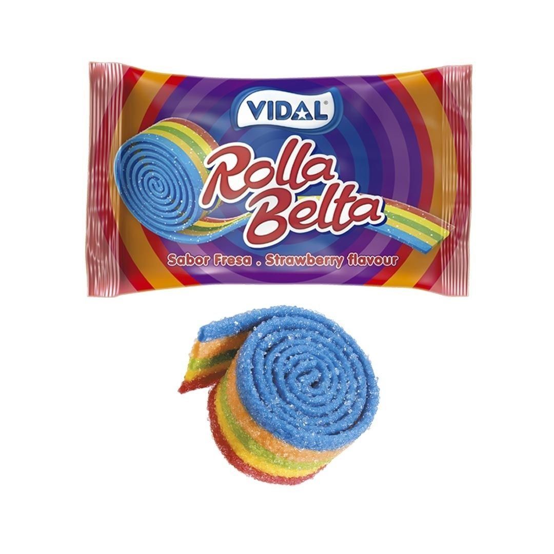 Cibi & Specialità: Vidal Rolla Belta Multicolor 20g 1 Stück – Nuovo e nell'imballaggio originale da Aesch BL venduto da CandyToys.ch