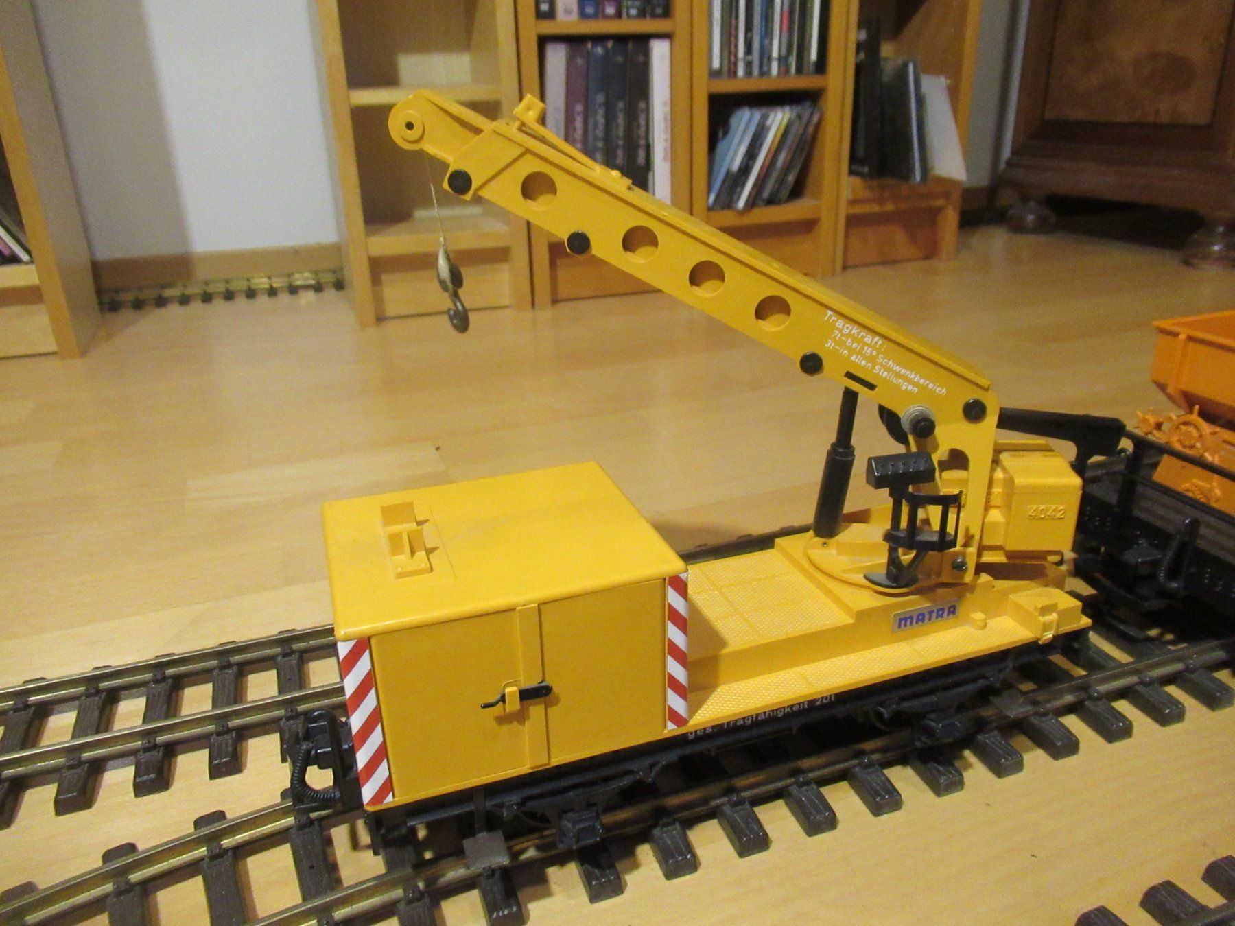 LGB Modelleisenbahnen: LGB Kranwagen – Gebraucht aus Schwerzenbach von Lordiman 1