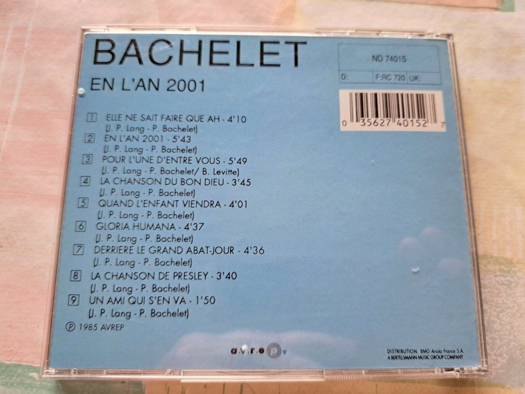 CD: Cd Bachelet - en l'an 2001 – Usato da Pully venduto da bro_n52j 3