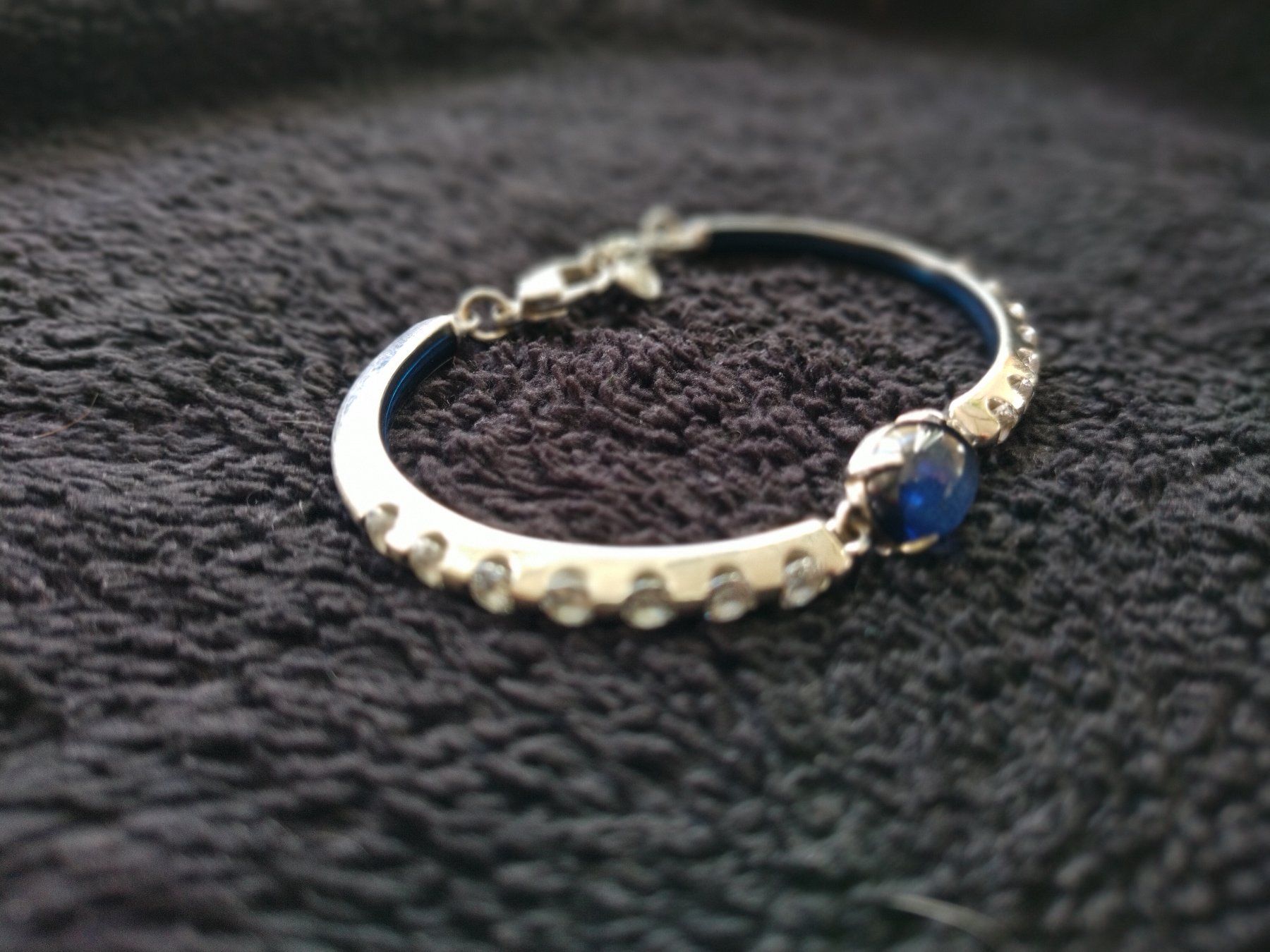 Bracciali & Braccialetti: Bracelet strass et Pierre Bleue – Usato da Mühleberg venduto da Eliboub 3