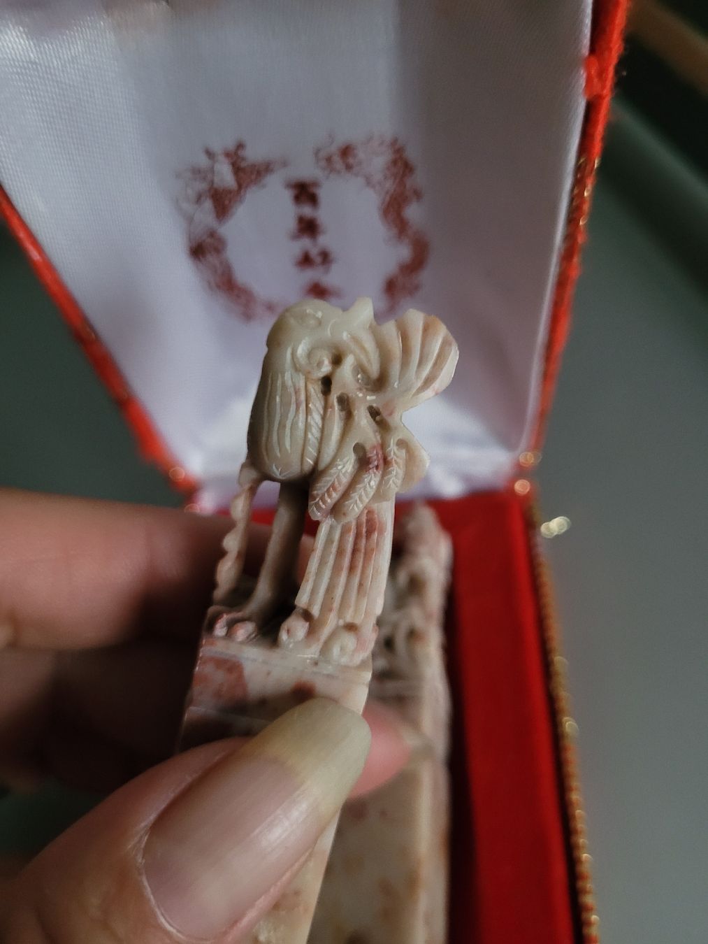Statuette: Sceaux chinois sculptés dragon et phénix  – Usato da Vevey venduto da lba_dd82 2