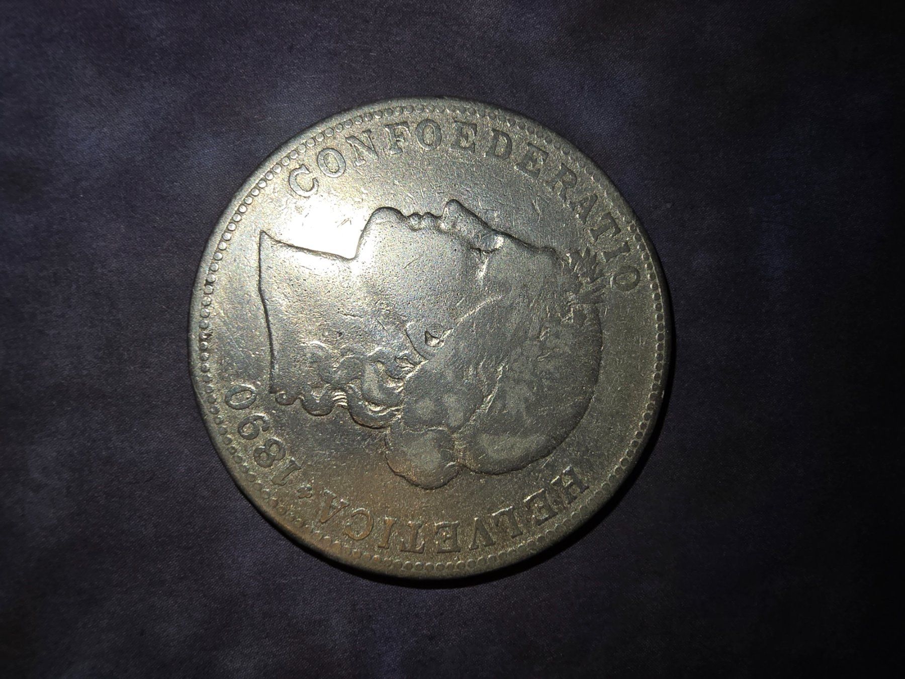 Tutti le monete: 5 Fr. 1890 – Usato da Turtmann venduto da Pilo4