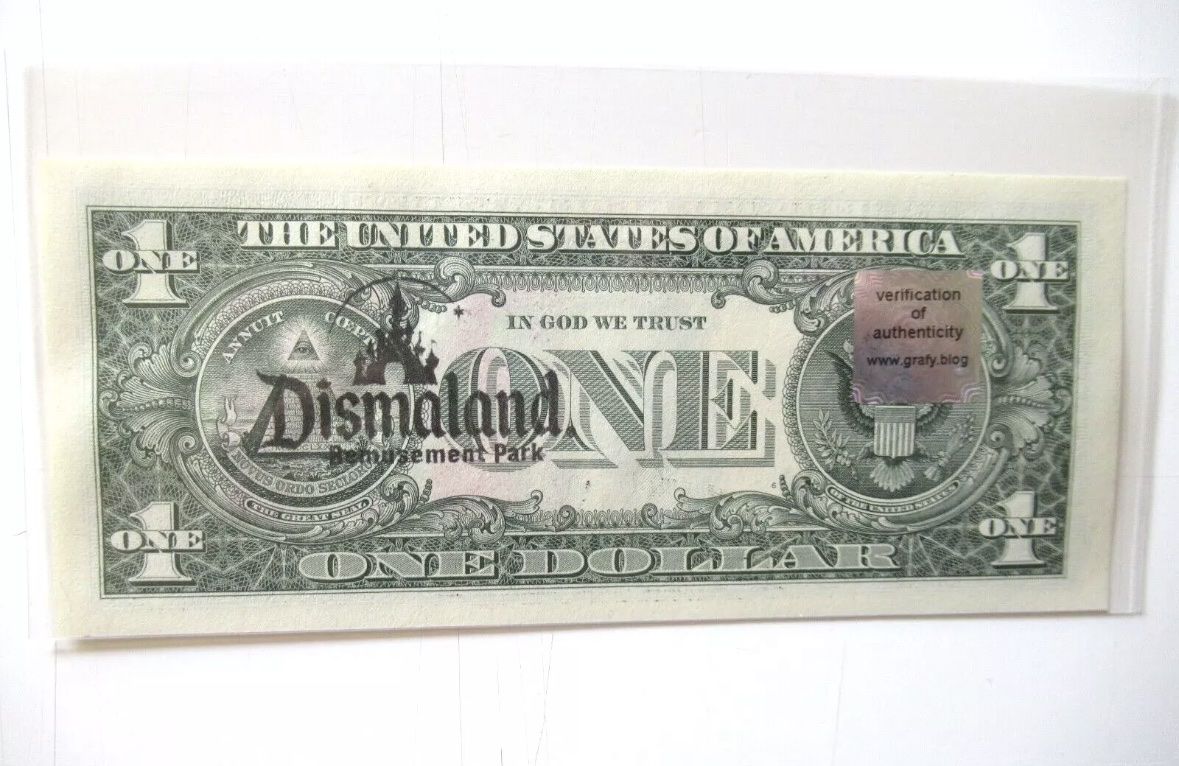 Grafiken & Lithographien: BANSKY DISMALAND "GLORY" 1 ECHTER US$ Dollar + Papiere – Neu (gemäss Beschreibung) aus Bülach von Cspadanuda 2