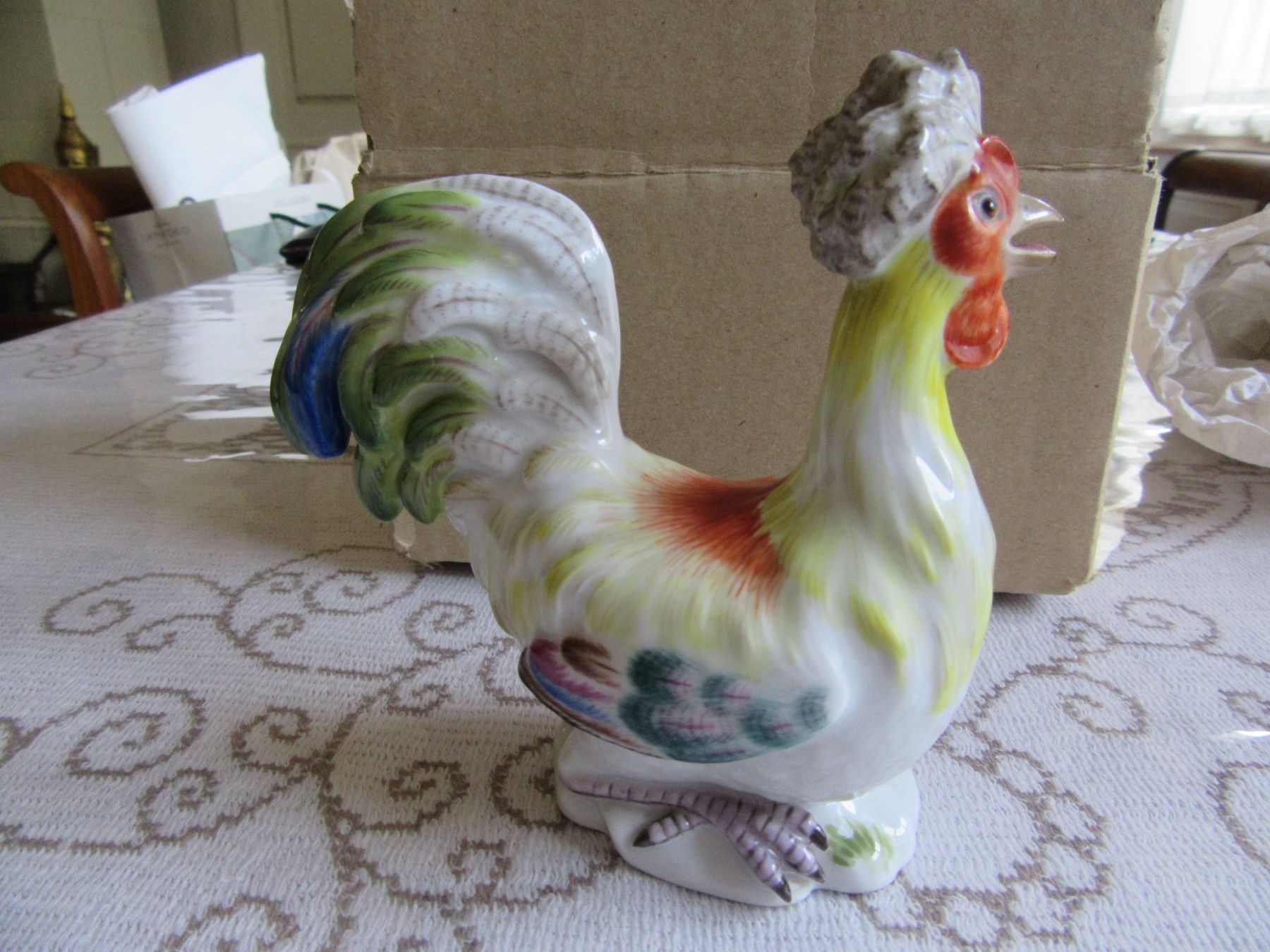 Statuette: Meissen, Hahn – Usato da Schaffhausen venduto da authentique 3