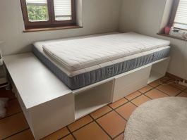 Ikea Platsa Bett & Aufbewahrung 140x200