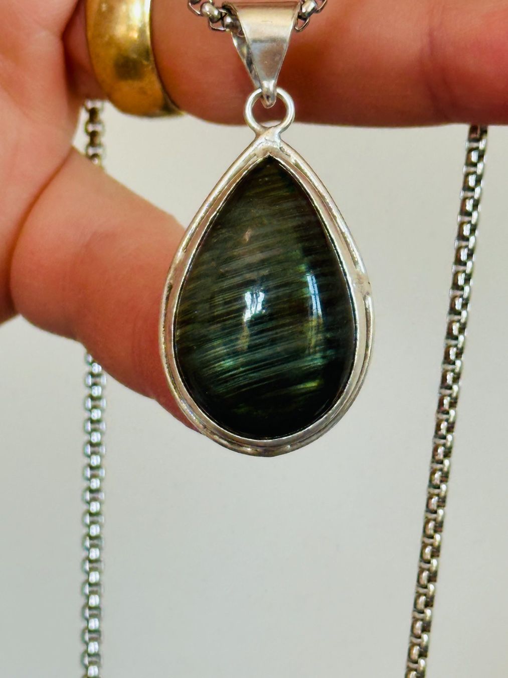 Ketten: Labradorite Gemstone Handmade Jewelry necklace – Neu und originalverpackt aus Genève von AGBERG 5