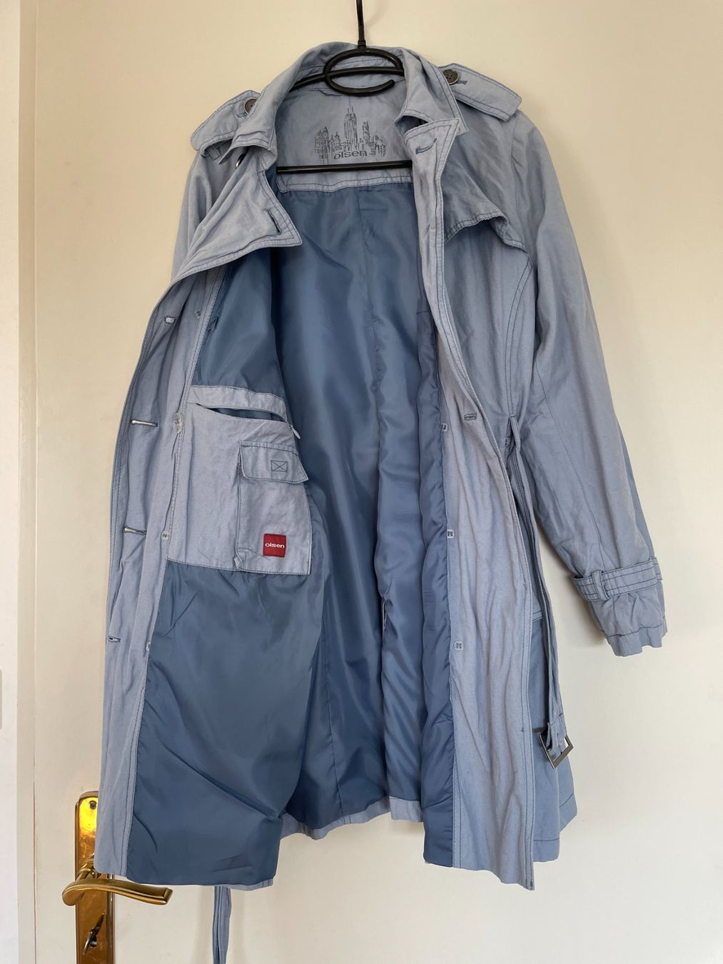 Mäntel: OLSEN hellblauer Mantel Gr. 42 – Gebraucht aus Unterentfelden von mar_kg6w 3