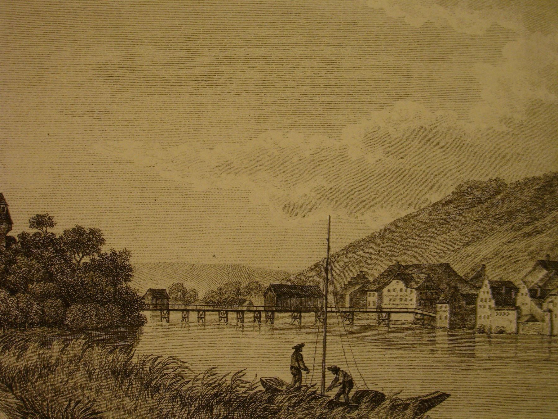 Stiche: STEIN AM RHEIN, KUPFERSTICH 1780/88 – Gebraucht aus Grüningen von Kartensammler 3